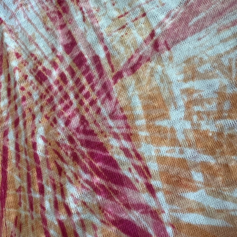 NEW Chico's Vibrant Multicolor light duster top - Picture 6 of 8